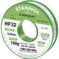 Stannol HF32 3,5% 0,8MM SN99,3CU0,7 CD 100G Lötzinn, bleifrei bleifrei, Spule Sn99,3Cu0,7 ROL0 100 g