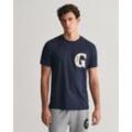 Gant T-Shirt G GRAPHIC T-SHIRT, blau