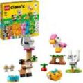 LEGO® Konstruktionsspielsteine Kreative Tiere (11034), LEGO Classic, (450 St), Made in Europe, bunt