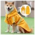 Dekorative Hunderegenmantel Hunderegenmantel Haustier Hund Mit Kapuze Regenmantel