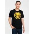 LOGOSHIRT T-Shirt Marvel - Black Panther Logo mit Black Panther-Logo, schwarz