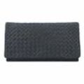abro Piuma Clutch Tasche Leder 27.5 cm black-nickel