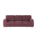 smart Sofa Valencia ¦ rot ¦ Maße (cm): B: 240 H: 90 T: 93