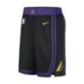Los Angeles Lakers City Edition Nike Dri-FIT NBA Swingman Shorts für Herren 2023/24 - Schwarz