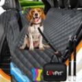 LovPet® 2in1 Hundedecke für Auto Rückbank & Kofferraum mit Seitenschutz und Sichtfenster Kofferraumschutz - Wasserabweisende Hunde Autoschondecke Universal Autoschutzdecke Autodecke Rücksitz
