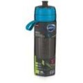 Brita Wasserfilter-Sportflasche Fill & Go Active zum Drücken 0,6 L blau