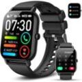 Dotn Damen Herren mit Telefonfunktion IP68 Wasserdicht Fitness Tracker Smartwatch (1.85 Zoll
