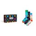 Happy Socks Socken 3-Pack Mixed Dog Socks Gift Set (Packung) Hunde-Motiv