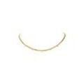 Curb Baguette Necklace 14K Gold Plated