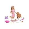 Mattel HCK75 - Barbie - Puppe mit Hund und Welpen