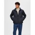 Steppjacke SELECTED HOMME "SLHBARRY QUILTED JACKET NOOS" Gr. M, blau (sky captain) Herren Jacken Steppjacken