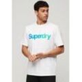 Superdry T-Shirt CORE LOGO LOOSE TEE, weiß