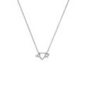 Shooting Star Necklace Silver - Sagittarius