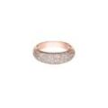 Pavé Dome Ring Rose Gold