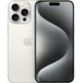 APPLE Smartphone "iPhone 15 Pro Max 512GB" Mobiltelefone weiß (white titanium) iPhone Bestseller