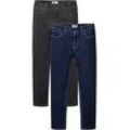 Regular Fit Thermo-Schlupfjeans, Straight (2er Pack)