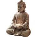 Deko-Figur Buddha mit Teelichthalter