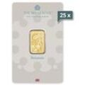 25 x 5 g Goldbarren Britannia Royal Mint