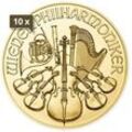 10 x 1/10 Unze Gold Wiener Philharmoniker diverse Jahrgänge