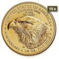 10 x 1/4 Unze Gold American Eagle 2024