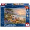 Disney, Donald & Daisy, A Duck Day Afternoon - 1000 Teile Puzzle (Thomas Kinkade)