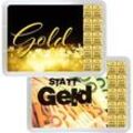 10 x 1 g Gold Geschenkkarte Gold statt Geld