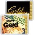 5 x 1 g Gold Geschenkkarte Gold statt Geld