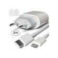 GreenHec Ladegerät Power Adapter + Ladekabel für Apple iPhone 14 13 12 11 SE USB-Ladegerät (20W 2m Lightning Datenkabel