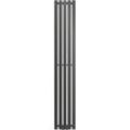 Ecd Germany Paneelheizkörper Vertikal 260 x 1600 mm Anthrazit mit Mittelanschluss, Design Flach Heizkörper Einlagig Badheizkörper Flachheizkörper