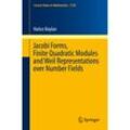 Jacobi Forms, Finite Quadratic Modules and Weil Representations over Number Fields - Hatice Boylan, Kartoniert (TB)