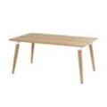 Hartman Sophie Studio Diningtisch Teak Rechteckig 170 - 240x100 cm Royal White Teak/Teak