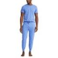 POLO RALPH LAUREN Schlafanzug-Oberteil, Logo-Print, für Herren, blau, XL