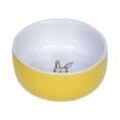 Nobby Futterbehälter Nager Keramik Napf grey Rabbit gelb/weiß