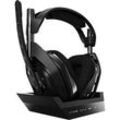 ASTRO GAMING A50 Wireless + Base Station for Xbox One, X S, Over-ear Gaming Headset Schwarz/Gold