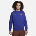 FC Barcelona Club Nike Fußball-Sweatshirt mit Rundhalsausschnitt für Herren - Blau