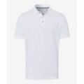 BRAX Herren Poloshirt Style PETE, Weiß, Gr. L