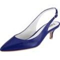 Slingpumps HEINE Gr. 36, blau (royalblau) Damen Schuhe Riemchenpumps