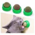 Juoungle Katzen-Futterspender Katzenminze Ball Katzenminze Spielzeug Katzenminze Bälle Spielzeug