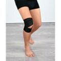 HYDAS Kniebandage mit Anti-Rutsch Beschichtung, schwarz