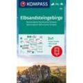KOMPASS Wanderkarte 761 Elbsandsteingebirge, Nationalpark Sächsische Schweiz, Nationalpark Böhmische Schweiz 1:25.000, Karte (im Sinne von Landkarte)