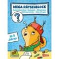 Mega Rätselblock - Buchstabenrätsel, Denkspiele, Zahlenpyramiden, Rätselreime, Scherzfragen - Jasmin Riter, Kartoniert (TB)