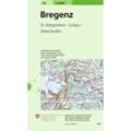 Landeskarte 1:50 000 / 218 Bregenz, Karte (im Sinne von Landkarte)
