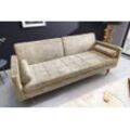 riess-ambiente Schlafsofa COUTURE 195cm champagner / braun