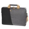 hama 00217115 Laptop-Tasche Florenz, bis 36 cm (14,1), Schwarz/Grau