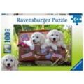 Ravensburger Kinderpuzzle - 10538 Verschnaufpause - Hunde-Puzzle für Kinder ab 6 Jahren, mit 100 Teilen im XXL-Format