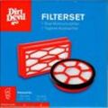 Dirt Devil - Filterset Motorschutzfilter + Hygiene Ausblasfilter für Rebel 24HF, dd 2224, dd 3224 - Nr.: 2224001