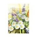 Stick-Grußkarte "Blumenstrauß"
