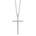 Julie Julsen Anhänger mit Kette 925/- Sterling Silber rhodiniert mit Anhänger Kreuz