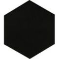 Feinsteinzeug Hexagon Solid Black 21,5 x 25 cm schwarz