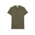 Lacoste T-Shirt Lacoste Herren T-Shirt SHORT SLEEVED V-NECK TEE TH2036 316 Vert Kaki